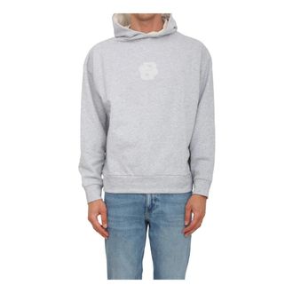 HUGO BOSS Hoodies & sweatvesten, Heren, Grijs, L, Katoen, C-Stevens Hoodie
