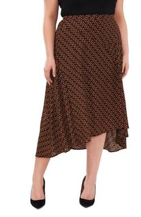 Halogen Asymmetric Skirt in Rich Black at Nordstrom Rack, Size 3 X
