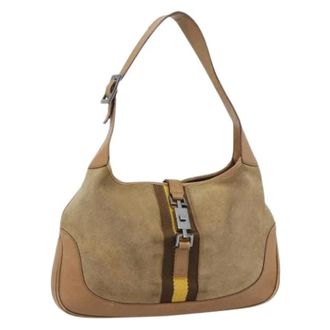 Gucci Pre-owned Vintage Shoulder Bag - Dames - Pre-owned - Bruin - Maat: ONE Size Leer