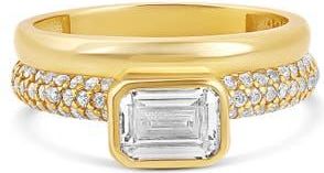 SHYMI Set of 2 Stacking Rings in Gold at Nordstrom, Size 8