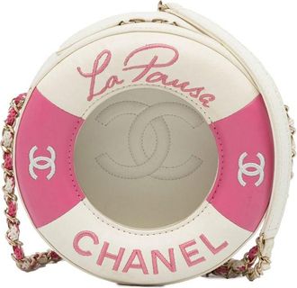 Chanel 2019 Lifesaver crossbody bag - women - Lambskin - One Size - Pink