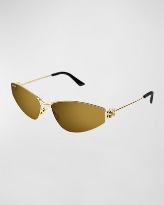 Balenciaga Black Swift Oval Sunglasses from $530.00 - on