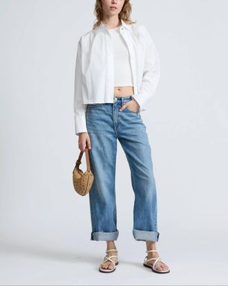 Rag & Bone Featherweight Baggy Dre Jean In Orian