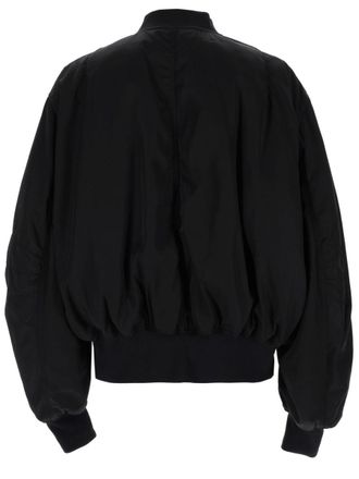 The Attico Polyester Bomber Jacket - Black
