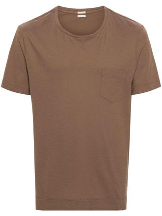 Massimo Alba Katoenen T-shirt - Bruin