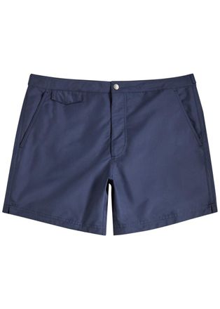 Sunspel Brushed-shell Swim Shorts - Navy - Xxl