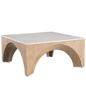 Statements by J. Statements By J Paxton Marble Top Rectangular Coffee Table
