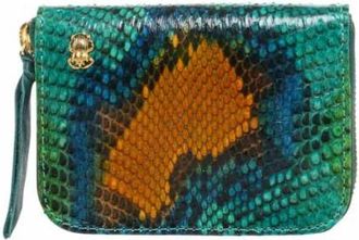 CLARIS VIROT Mini Bob Portemonnee - Dames - Portefeuilles - Veelkleurig - ONE Size - Leer - Accessoires