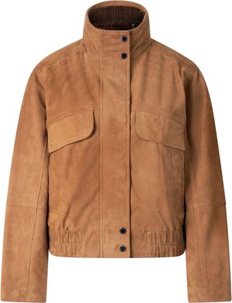 Bogner Anouk leather blouson for women - Cognac - 34