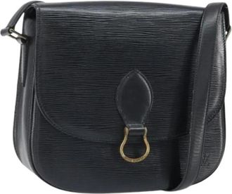 Louis Vuitton Pre-owned Vintage Cross Body Bag - Dames - Vintage Schoudertas - Zwart - ONE Size - Leer - Vintage