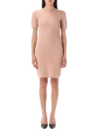 Fendi Ff Knit Mini Dress