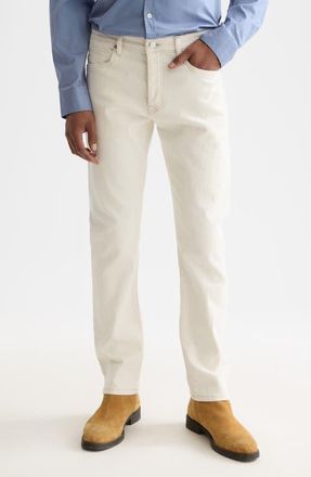 Scotch & Soda The Zee Straight Fit Jeans in Desert White at Nordstrom, Size 32 X 32