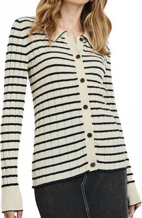 Rails Aurella Cardigan In Ivory/navy