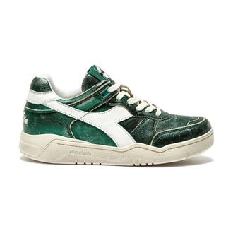 Diadora Dames, Schoenen, Groen, Maat: 40 1/2 EU Leer