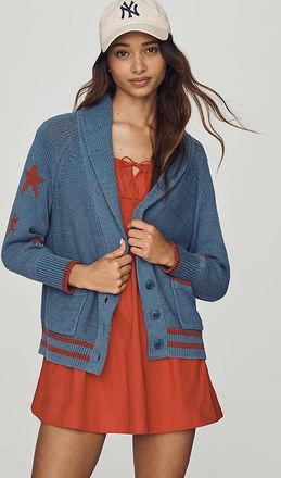Maeve Lawson American Flag Cardigan