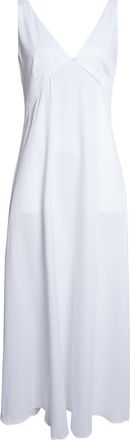 Leset Yoko V-Neck Maxi Dress in White at Nordstrom, Size X-Small