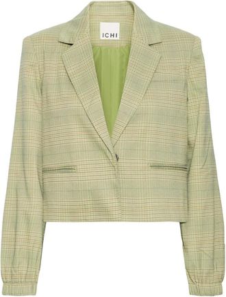 Ichi Ihjoli Blazer - - Jackets - Donna - Verde - S