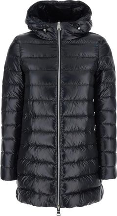Herno Chaqueta Resort A-shape en Nylon Ultralight - Coats - Mujer - Negro - XL