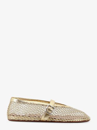 Alaia Ballerine Ballet Flats in mesh glitter e pelle - ALAIA - gender_Woman