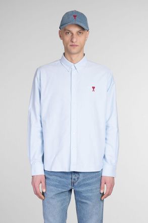 Ami Camicia in cotone celeste