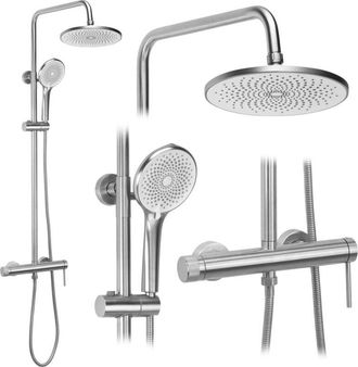 Rea Conjunto De Ducha Rea Js-h7023n Brush Steel