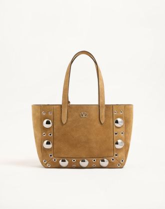 Valentino Garavani Valentino Garavani Nellc&ocirc;te Medium Suede Shopping Bag Wo