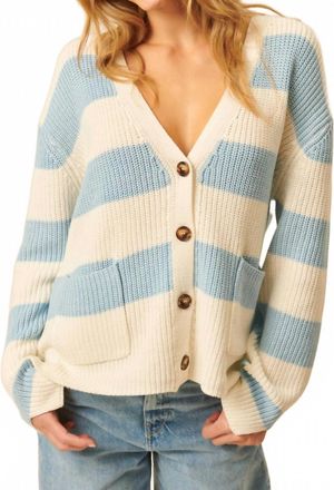 John & Jenn Mckay Cardigan In Anchor