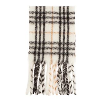 Burberry Winter Scarves, unisex, Beige, Size: ONE SIZE Wool Scarf