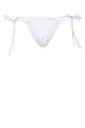 Jacquemus Womens Le Bas De Maillot Picot White Costumi Da Bagno Swimwear