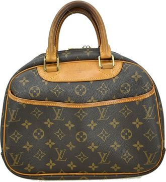 Louis Vuitton Trouville Handbag Monogram Canvas Brown Canvas Handbag (Pre-Owned)