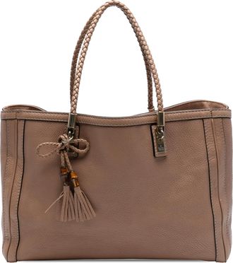 Gucci Pre-owned Womens Large Leather Bella Tote - Rose Gold - One Size