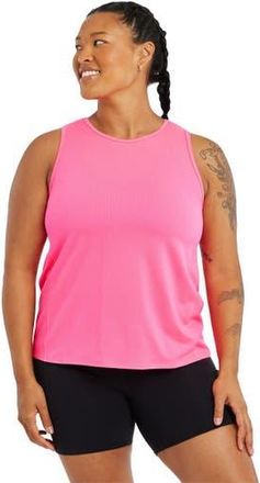 Oiselle Flyout Trail Tank Top - Womens in Neon Pink at Nordstrom, Size X-Small