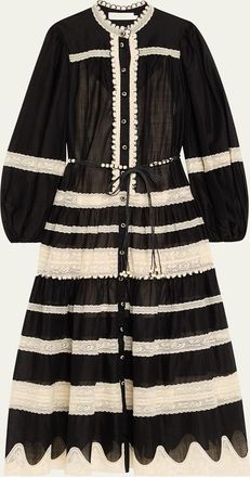Zimmermann Rhiannon Lace Billow Dress
