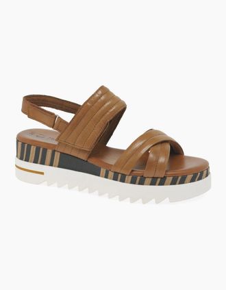 Marco Tozzi Marco Tozzi Womens Loren Womens Sandals - Brown - Size: 4