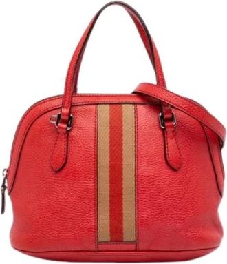 Gucci Pre-owned Handbags, female, Red, Size: ONE SIZE Pre-owned Leather gucci-bags