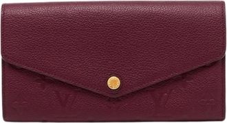 Louis Vuitton Pre-owned Wallets, female, Red, Size: ONE SIZE Pre-owned Leather Wallet