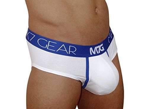 Mark7Gear Slip City Blanc Slip Homme avec Boost Engeneering