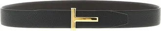Tom Ford Mens Multicolor Calfskin Regular Belt