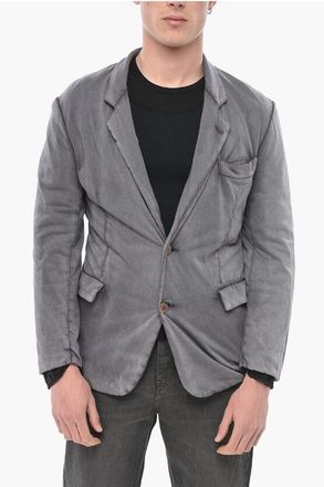 Magliano Unlined Cotton Blazer with Flap Pockets size S