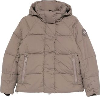 Canada Goose Junction gewatteerde parka met hoge hals - Bruin