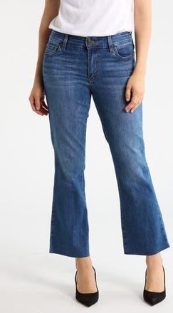 Kut from the Kloth Nikki Ankle Kick Flare Leg Jeans in Field Rush at Nordstrom Rack, Size 10