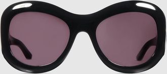 Gucci Round Frame Sunglasses, Black