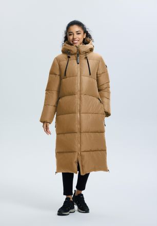 Icepeak Steppmantel ICEPEAK ADDIA, Damen, Gr. 38, braun, Obermaterial: 100% Polyester, M&auml;ntel Steppmantel, wasserdicht mit 10000 mm Wassers&auml;ule, winddicht, sp