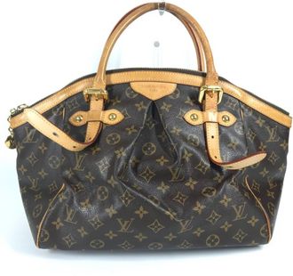 Louis Vuitton Brown Monogram Canvas Shoulder Bag Tote Bag (Pre-Owned)