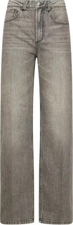 John Richmond Straight jeans met vijf zakken - Dames - Regular Fit Jeans - Grijs - W30 - Jeans