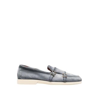 Santoni Mgar19006 Loafer - male - Santoni - Loafers - Blue - 8 1/2 UK - Shoes