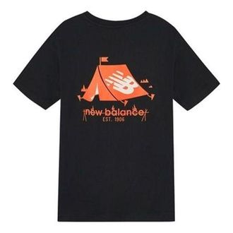 New Balance Safari Tee Black Orange AMT12356-BK