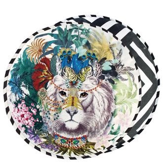 Schubiger M&ouml;bel Kissen Jungle King - Opiat
