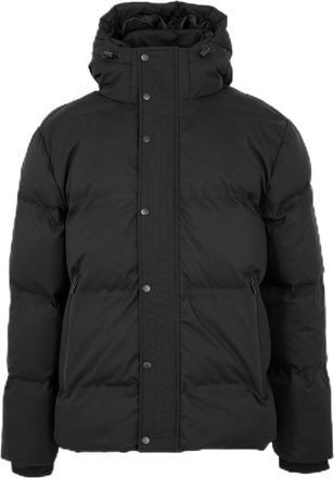 Everlast Mens Short Puffer Jacket Long Sleeve Water Black L