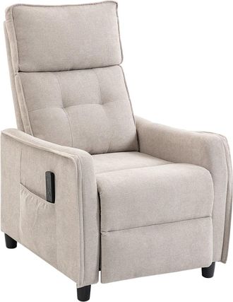 HOMCOM Sof&aacute; de masaje 69x93x104 cm crema